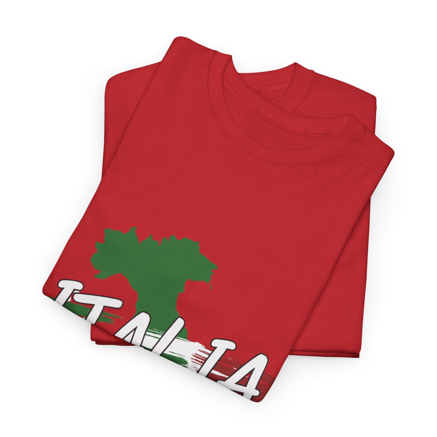 Italia Heavy Cotton Tee - Comfortable Unisex Shirt with Italy Design