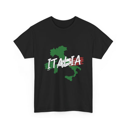 Italia Heavy Cotton Tee - Comfortable Unisex Shirt with Italy Design