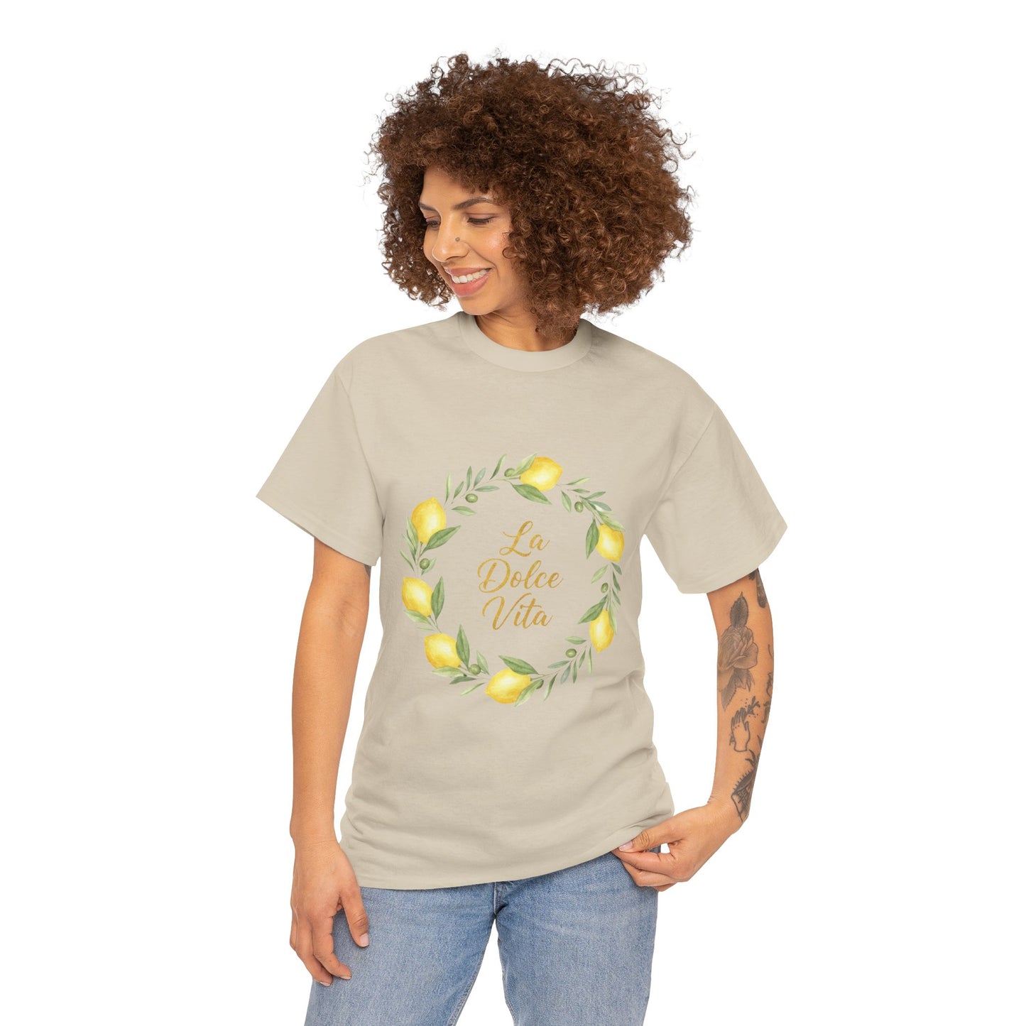 "La Dolce Vita" - Lemon Grove Unisex Heavy Cotton Tee