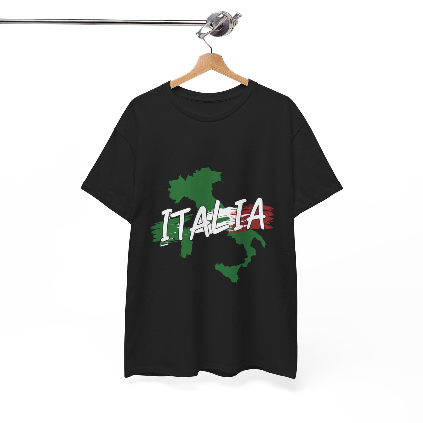 Italia Heavy Cotton Tee - Comfortable Unisex Shirt with Italy Design