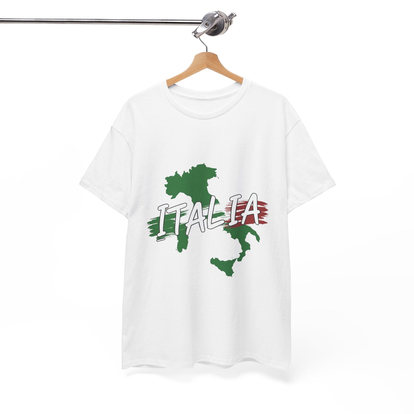 Italia Heavy Cotton Tee - Comfortable Unisex Shirt with Italy Design