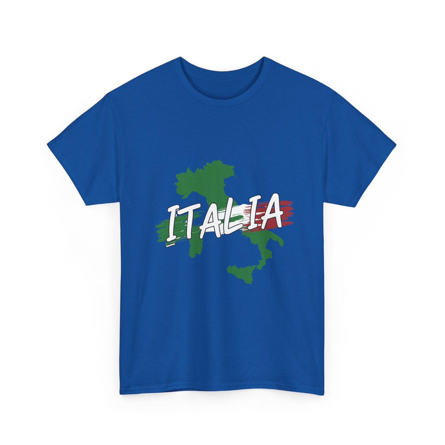 Italia Heavy Cotton Tee - Comfortable Unisex Shirt with Italy Design