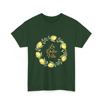 "La Dolce Vita" - Lemon Grove Unisex Heavy Cotton Tee