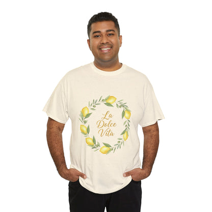 "La Dolce Vita" - Lemon Grove Unisex Heavy Cotton Tee