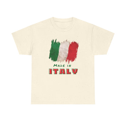 Italian Pride "Made In Italy" Unisex Heavy Cotton Tee
