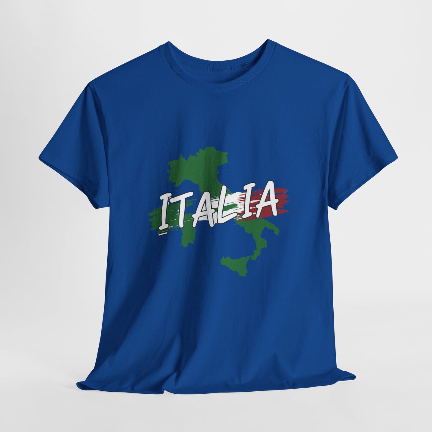 Italia Heavy Cotton Tee - Comfortable Unisex Shirt with Italy Design