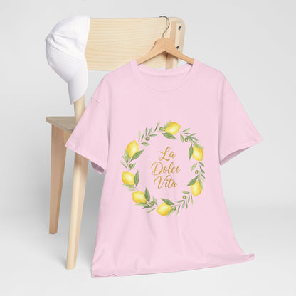 "La Dolce Vita" - Lemon Grove Unisex Heavy Cotton Tee