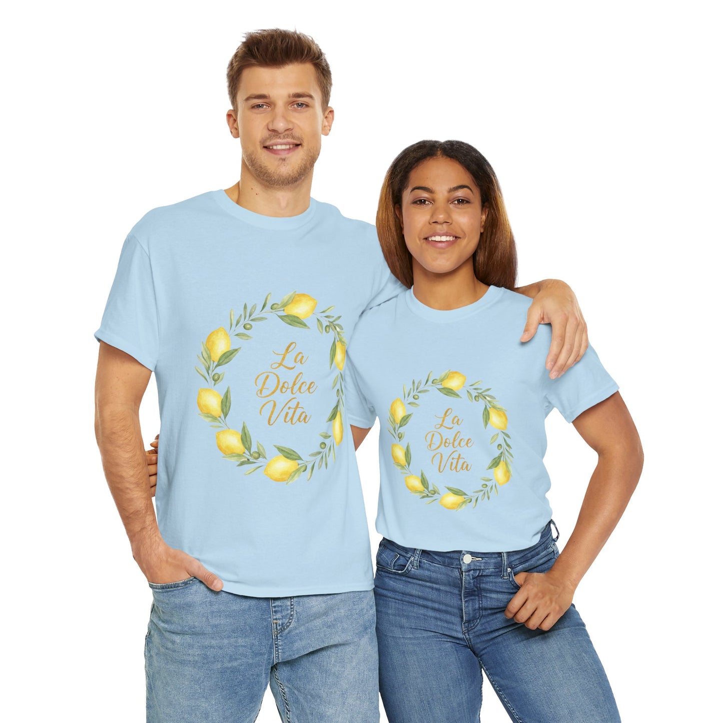"La Dolce Vita" - Lemon Grove Unisex Heavy Cotton Tee