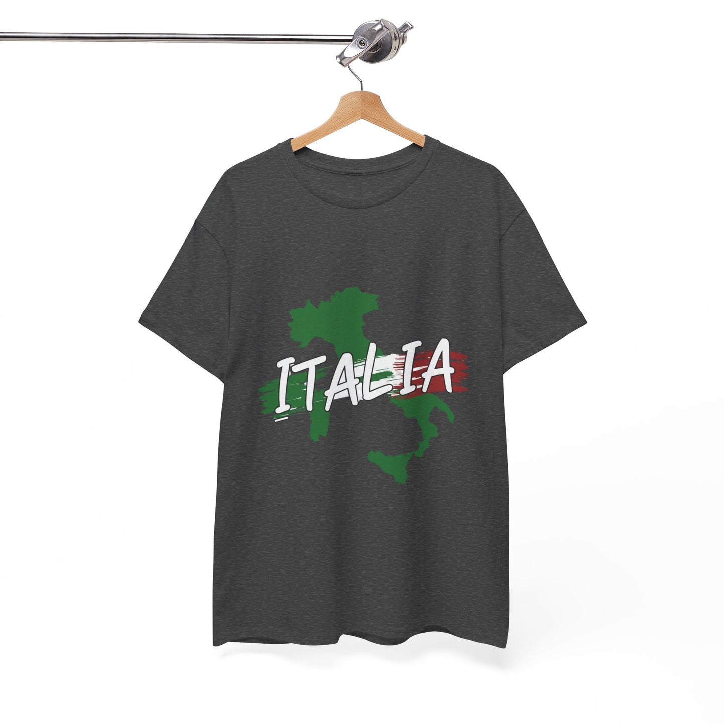 Italia Heavy Cotton Tee - Comfortable Unisex Shirt with Italy Design