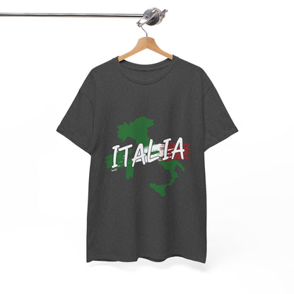 Italia Heavy Cotton Tee - Comfortable Unisex Shirt with Italy Design