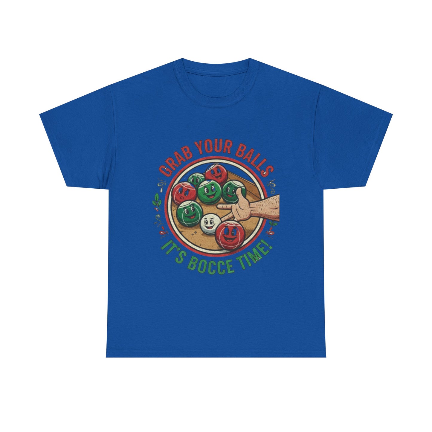 Bocce Ball Humor Tee - Grab Your Balls, It's Bocce Time!