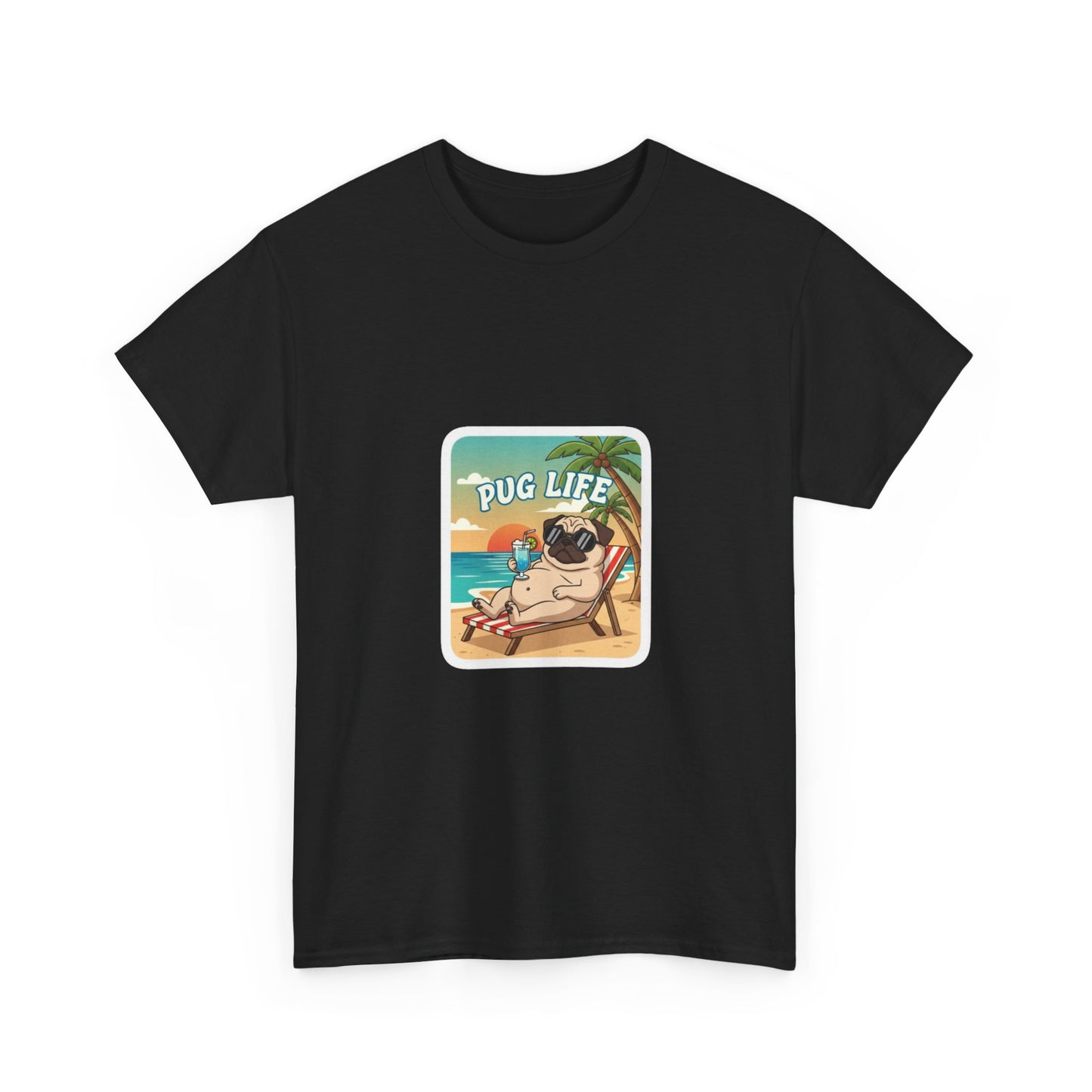 Chill Dog Tee - Unisex Heavy Cotton T-Shirt | Fun Gift for Dog Lovers, Casual Wear, Pet Owner Gifts, Summer Vibes, Beach Outfits