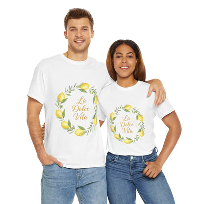 "La Dolce Vita" - Lemon Grove Unisex Heavy Cotton Tee