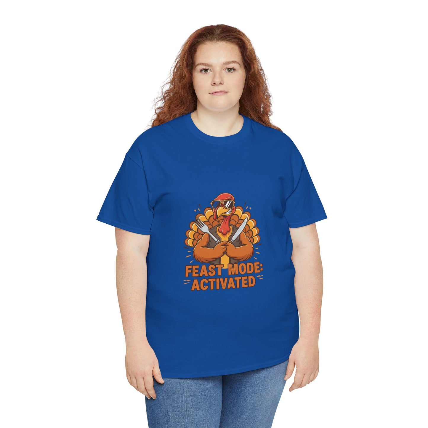 Thanksgiving Feast Mode Unisex Heavy Cotton Tee
