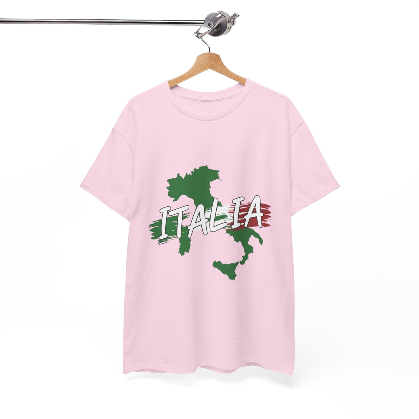 Italia Heavy Cotton Tee - Comfortable Unisex Shirt with Italy Design