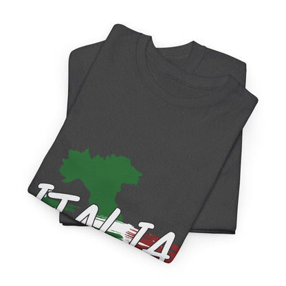 Italia Heavy Cotton Tee - Comfortable Unisex Shirt with Italy Design