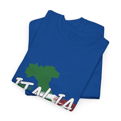 Italia Heavy Cotton Tee - Comfortable Unisex Shirt with Italy Design