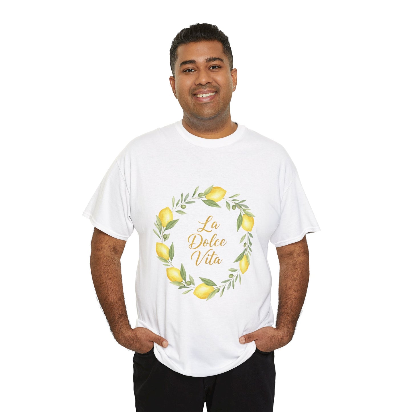 "La Dolce Vita" - Lemon Grove Unisex Heavy Cotton Tee