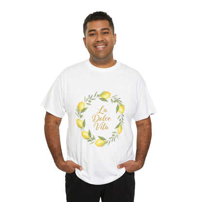 "La Dolce Vita" - Lemon Grove Unisex Heavy Cotton Tee