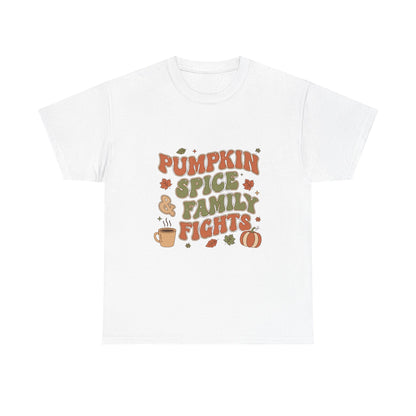 Pumpkin Spice Family Fights Tee