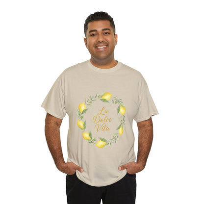 "La Dolce Vita" - Lemon Grove Unisex Heavy Cotton Tee