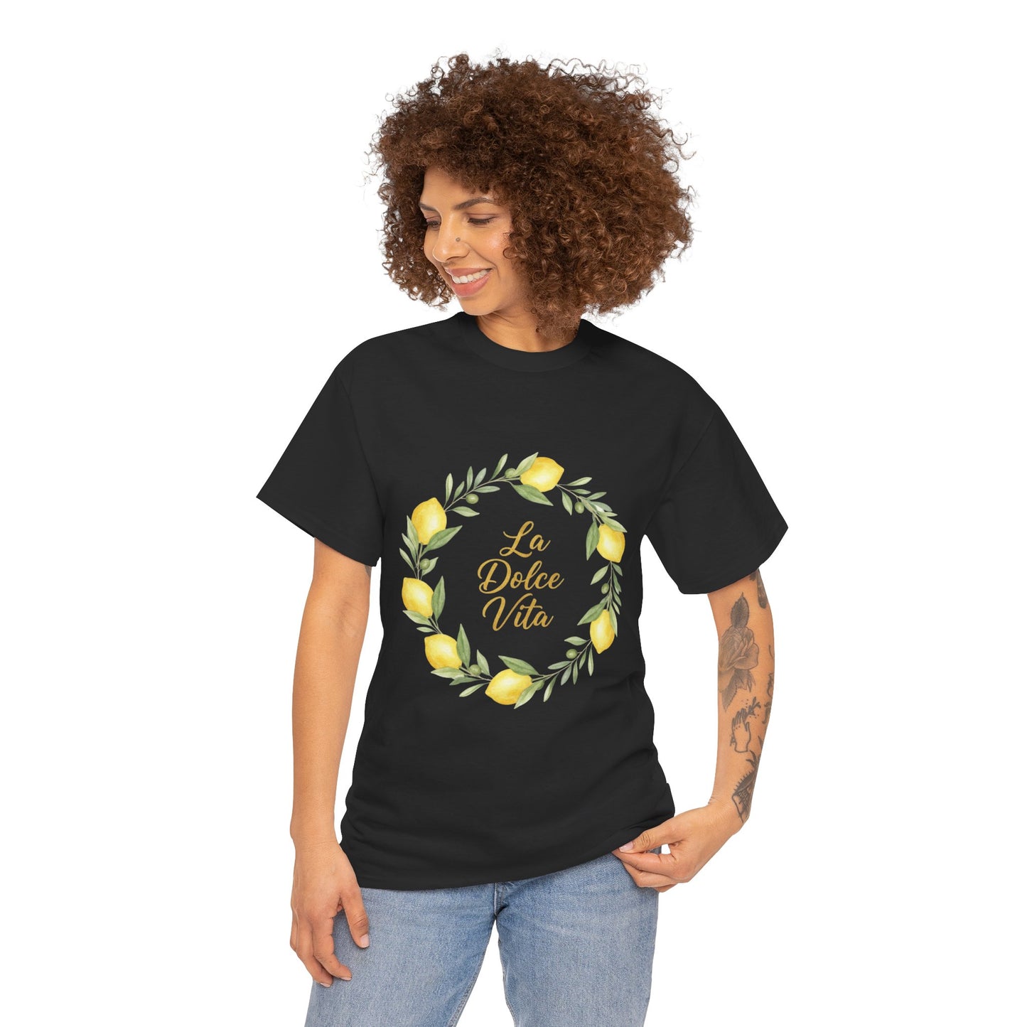 "La Dolce Vita" - Lemon Grove Unisex Heavy Cotton Tee