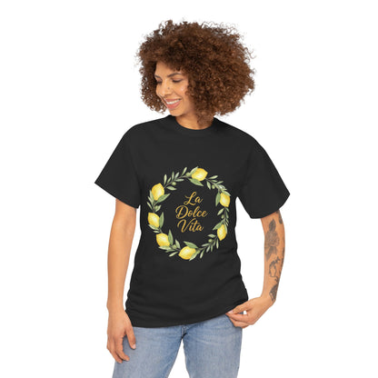 "La Dolce Vita" - Lemon Grove Unisex Heavy Cotton Tee