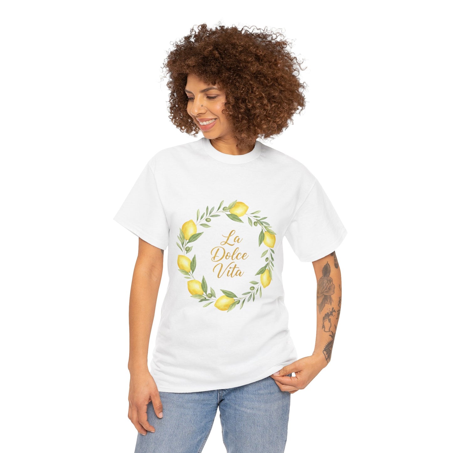 "La Dolce Vita" - Lemon Grove Unisex Heavy Cotton Tee