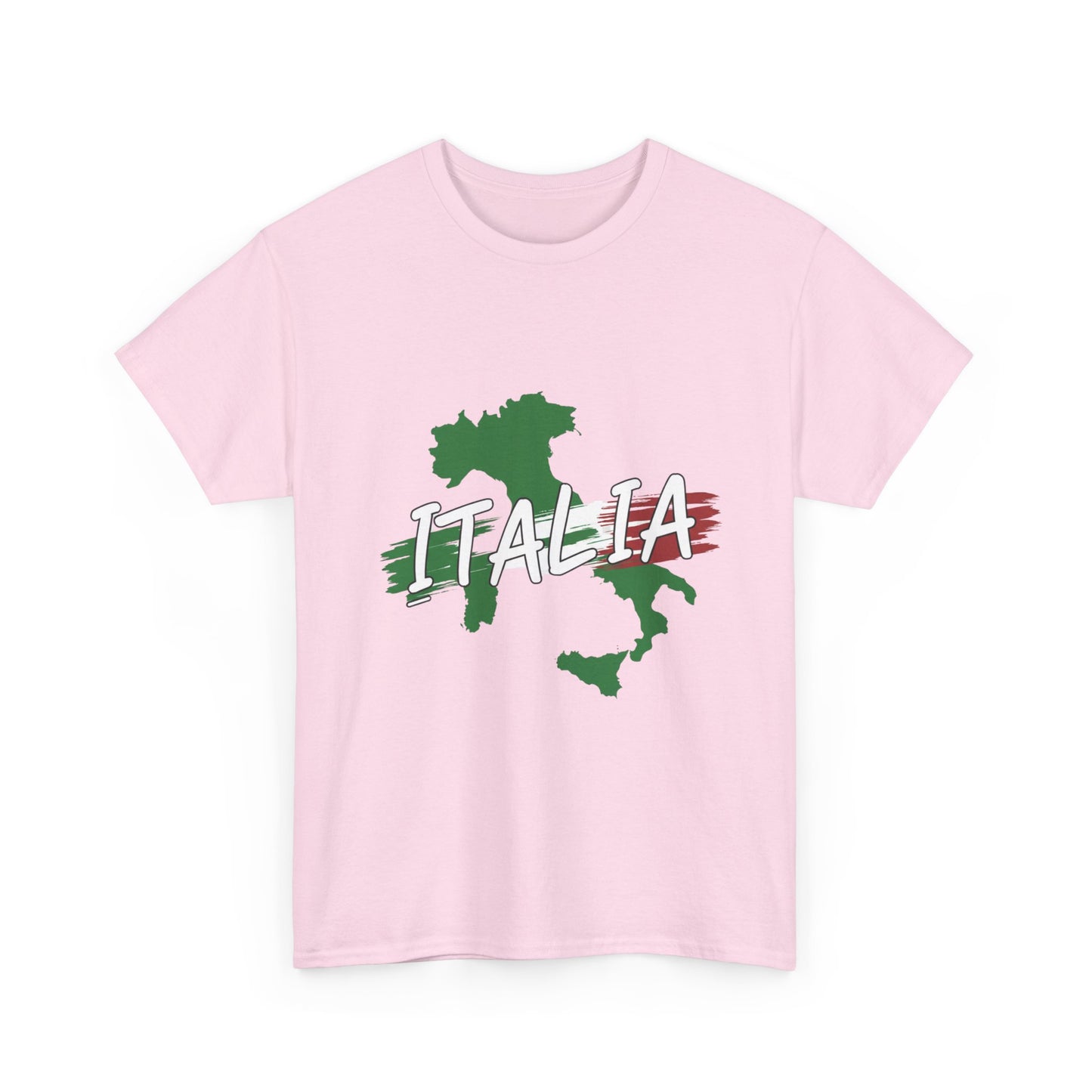 Italia Heavy Cotton Tee - Comfortable Unisex Shirt with Italy Design