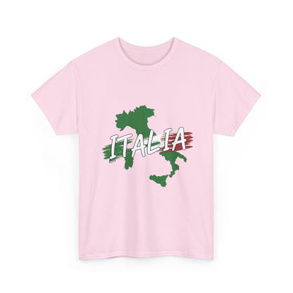 Italia Heavy Cotton Tee - Comfortable Unisex Shirt with Italy Design