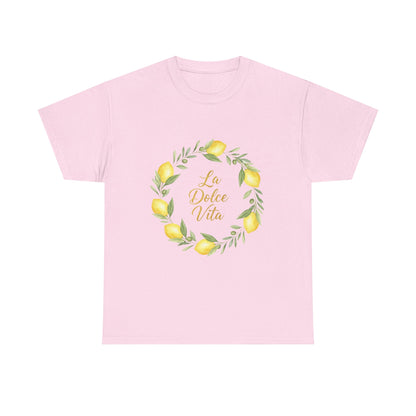 "La Dolce Vita" - Lemon Grove Unisex Heavy Cotton Tee
