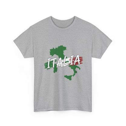 Italia Heavy Cotton Tee - Comfortable Unisex Shirt with Italy Design