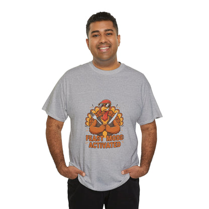Thanksgiving Feast Mode Unisex Heavy Cotton Tee