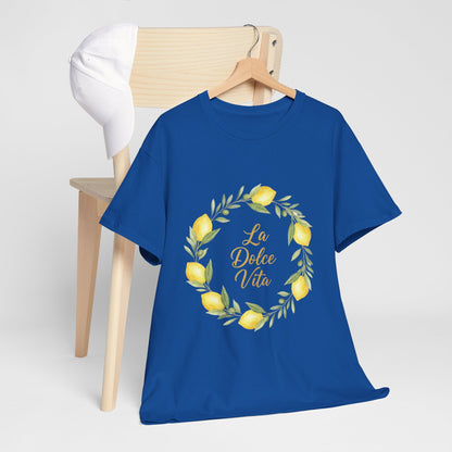 "La Dolce Vita" - Lemon Grove Unisex Heavy Cotton Tee