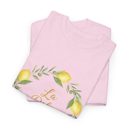 "La Dolce Vita" - Lemon Grove Unisex Heavy Cotton Tee