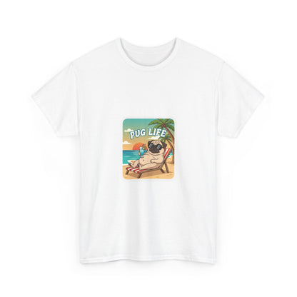 Chill Dog Tee - Unisex Heavy Cotton T-Shirt | Fun Gift for Dog Lovers, Casual Wear, Pet Owner Gifts, Summer Vibes, Beach Outfits