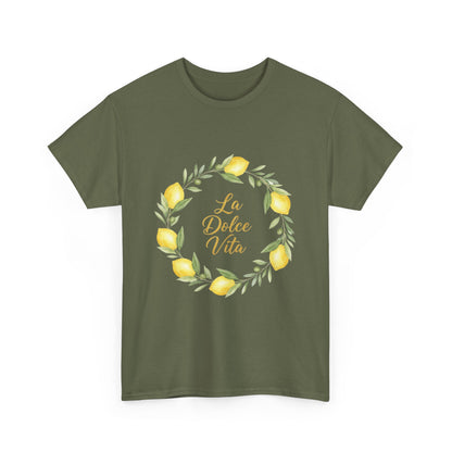 "La Dolce Vita" - Lemon Grove Unisex Heavy Cotton Tee
