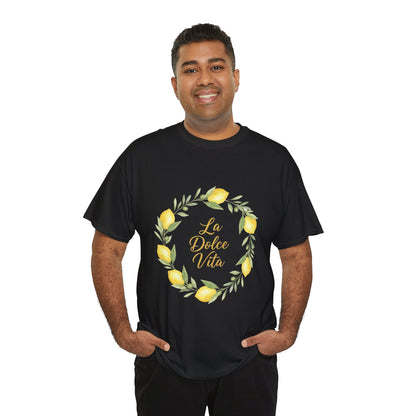 "La Dolce Vita" - Lemon Grove Unisex Heavy Cotton Tee