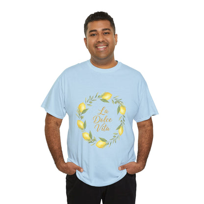 "La Dolce Vita" - Lemon Grove Unisex Heavy Cotton Tee
