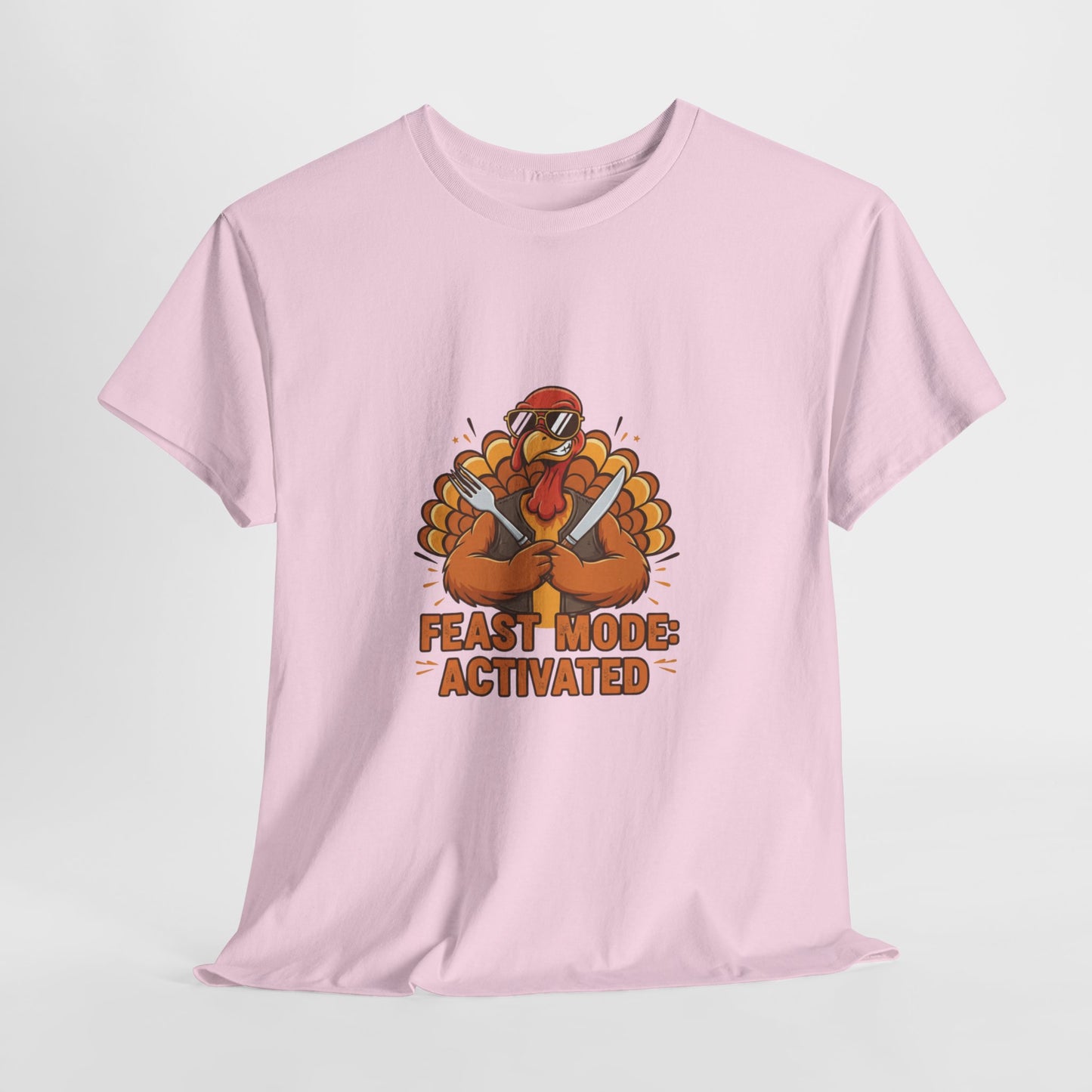 Thanksgiving Feast Mode Unisex Heavy Cotton Tee