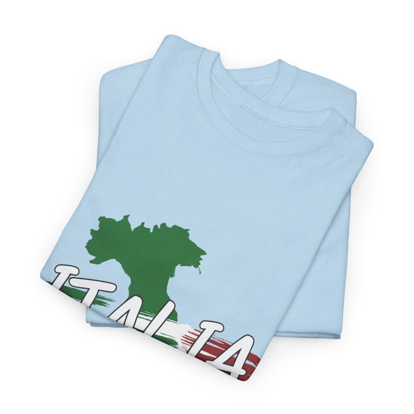 Italia Heavy Cotton Tee - Comfortable Unisex Shirt with Italy Design