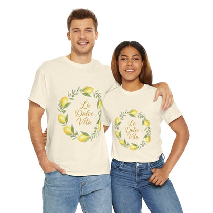 "La Dolce Vita" - Lemon Grove Unisex Heavy Cotton Tee