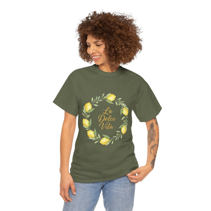 "La Dolce Vita" - Lemon Grove Unisex Heavy Cotton Tee