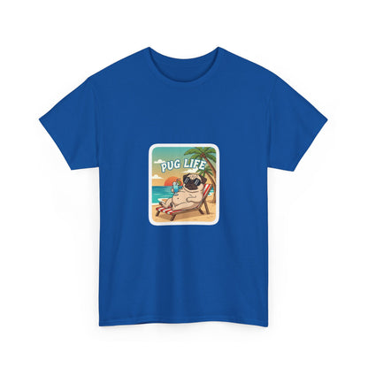 Chill Dog Tee - Unisex Heavy Cotton T-Shirt | Fun Gift for Dog Lovers, Casual Wear, Pet Owner Gifts, Summer Vibes, Beach Outfits