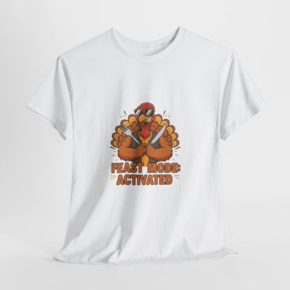Thanksgiving Feast Mode Unisex Heavy Cotton Tee