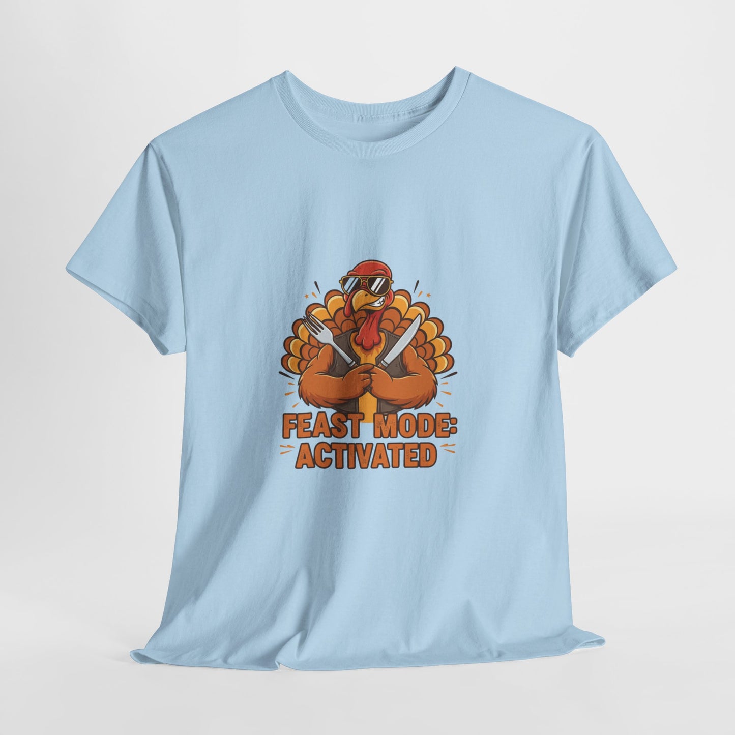 Thanksgiving Feast Mode Unisex Heavy Cotton Tee