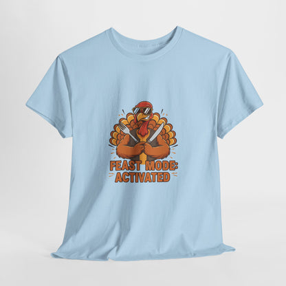 Thanksgiving Feast Mode Unisex Heavy Cotton Tee