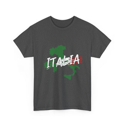 Italia Heavy Cotton Tee - Comfortable Unisex Shirt with Italy Design