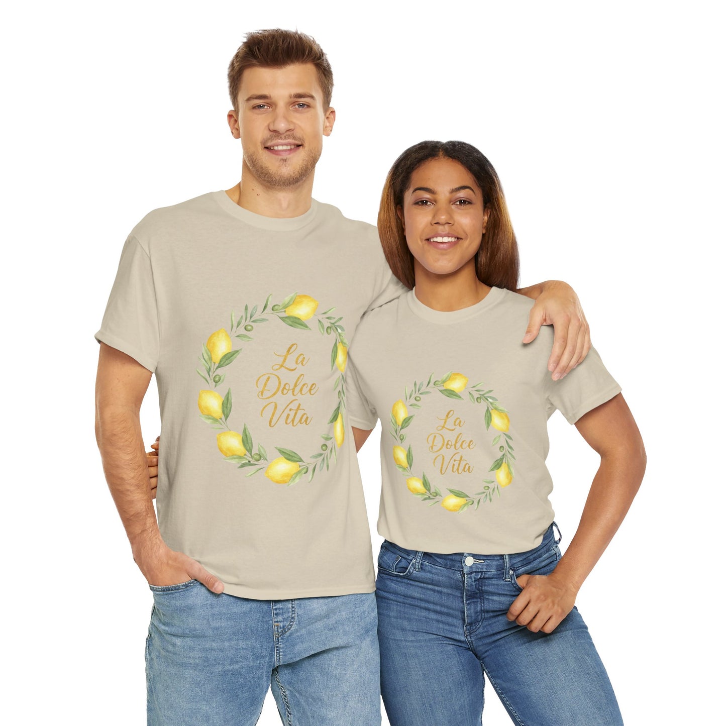 "La Dolce Vita" - Lemon Grove Unisex Heavy Cotton Tee