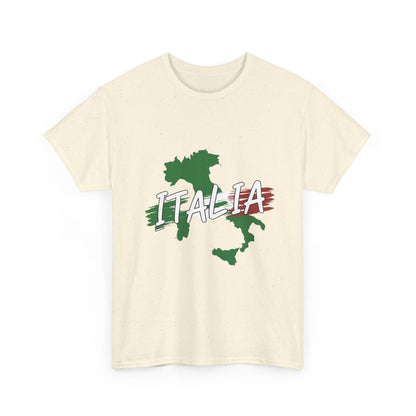 Italia Heavy Cotton Tee - Comfortable Unisex Shirt with Italy Design